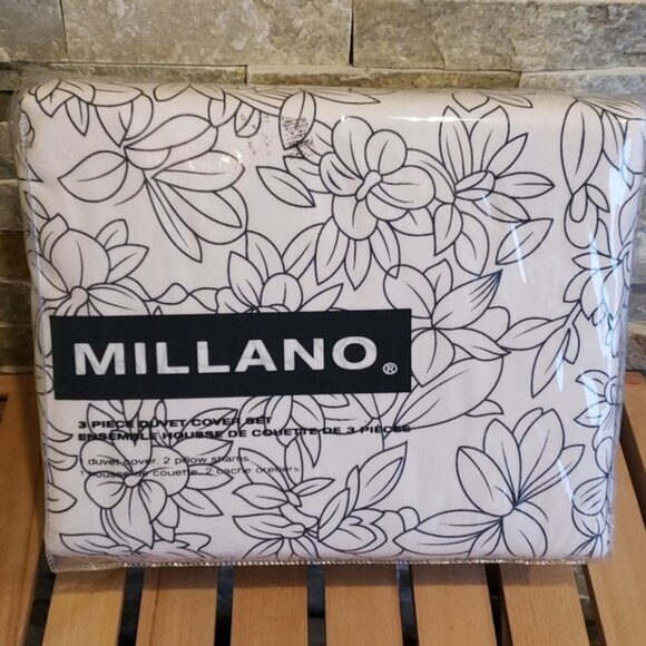 Millano Laurel 3-Piece Duvet Cover Set - Picture 3 of 3